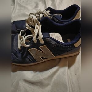 NEW BALANCE NB 500 Navy Blue Suede Mesh Gum Sole GM500ST MEN'S SIZE 9